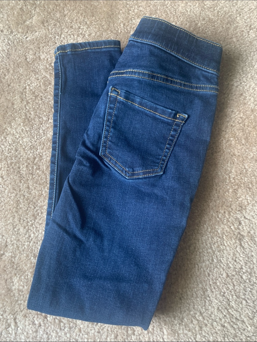 Cat & Jack Dark Blue Denim Jeggings Size 8 NWOT